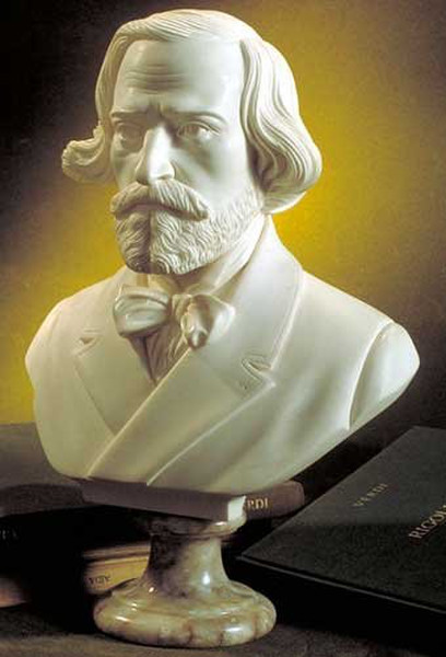 Bust of Verdi Giuseppe